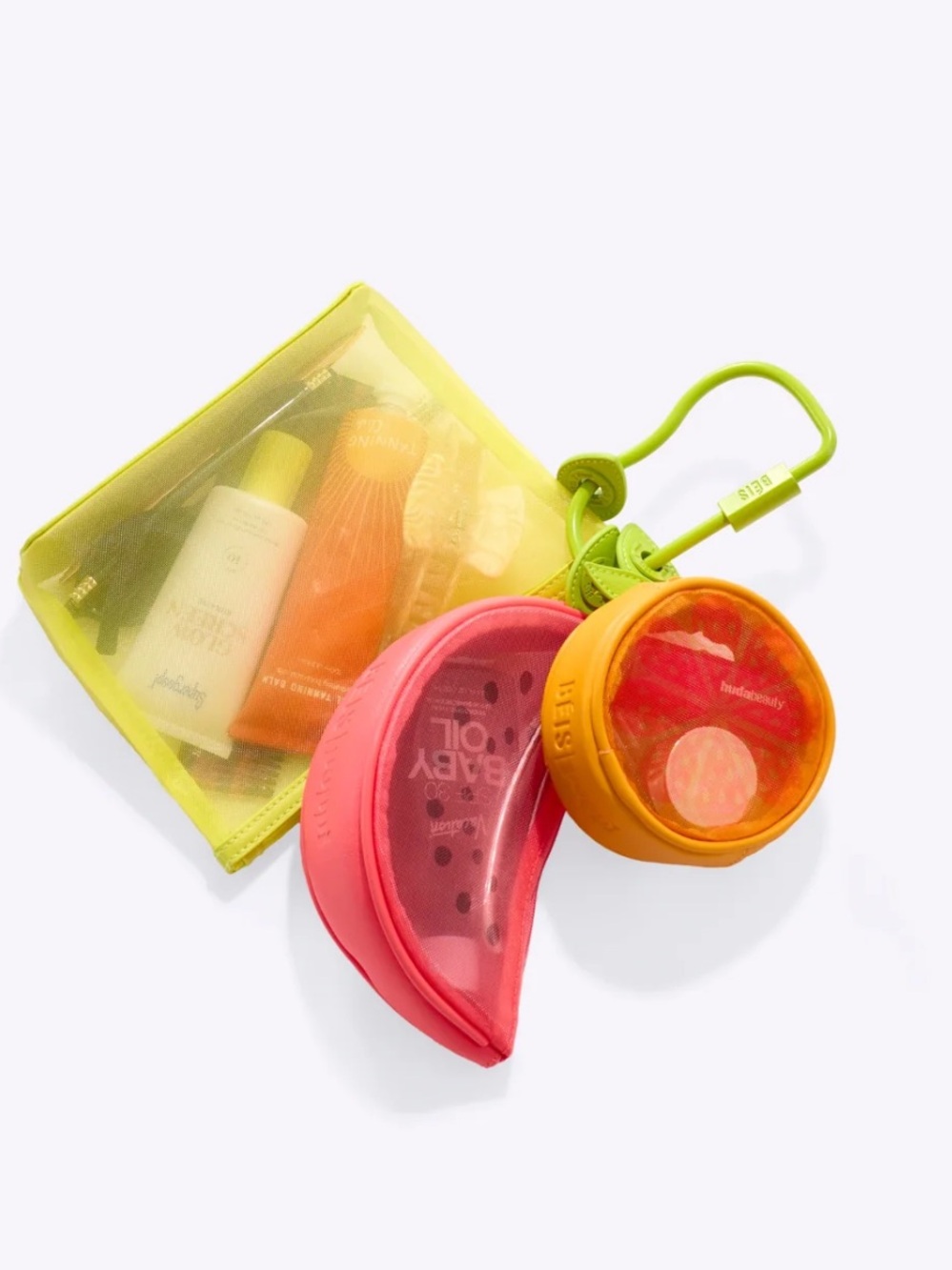 BEIS X POPPI THE FRUIT POUCH SET IN JUICY